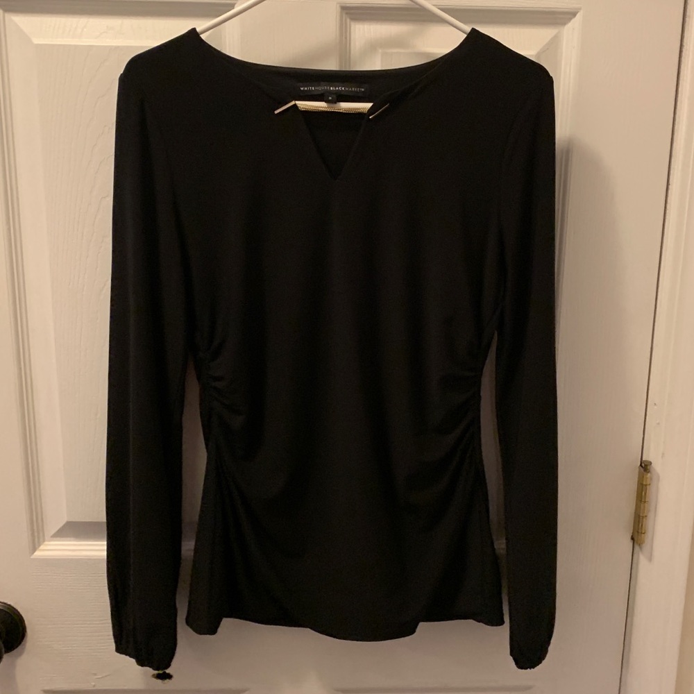 WORN ONCE WHBM Ruched Top